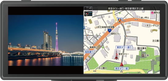 2画面地図＆エンタメ